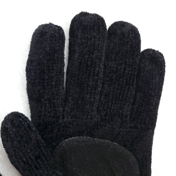 Isotoner Thinsulate Lined Gloves Soft Fuzzy Blk. Signature Casual Women One Size - Picture 11 of 14
